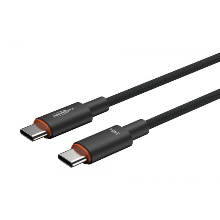 USB Typ-C Kabel anthrazit 60 cm / 120cm / 200cm