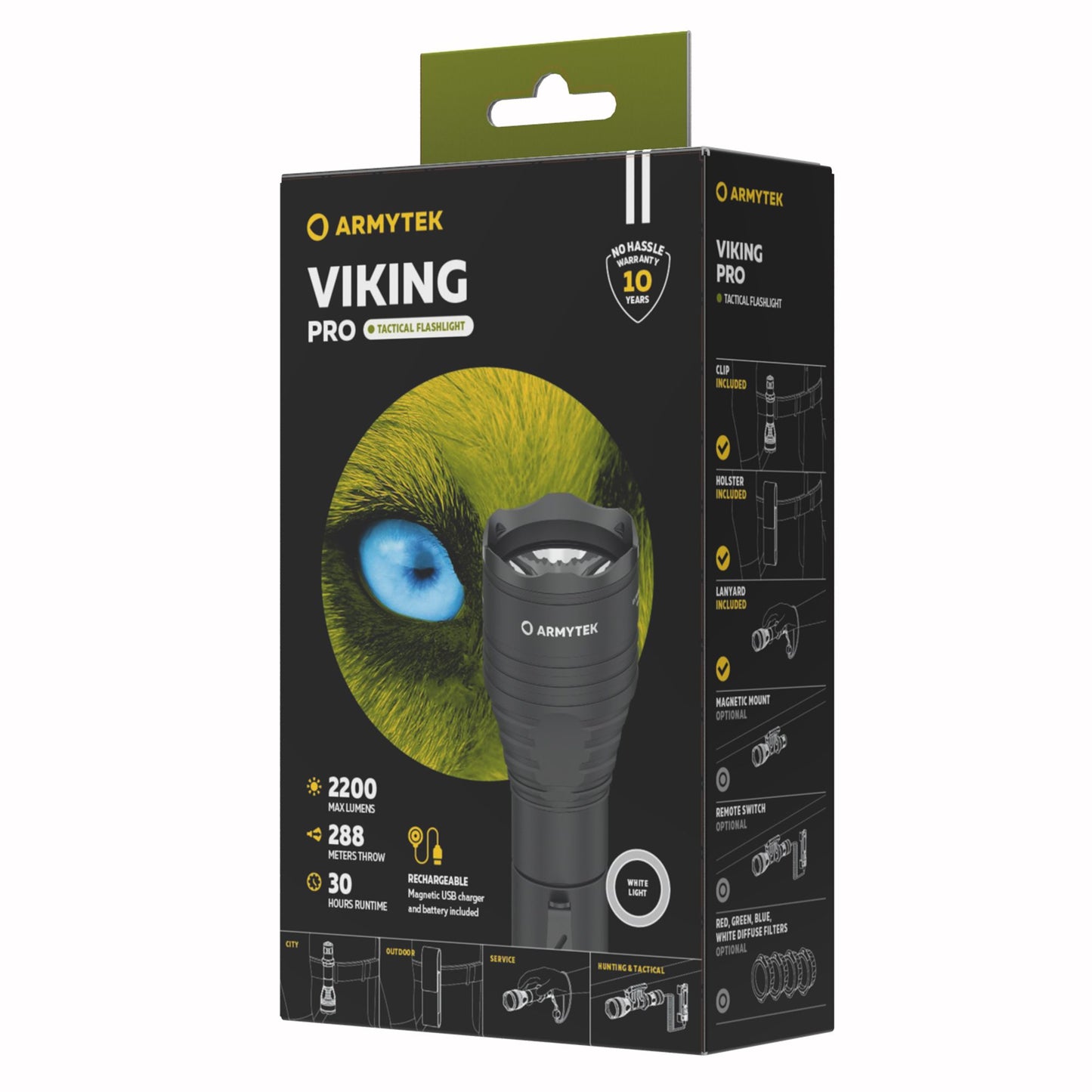 Armytek Viking Pro Magnet USB Kaltweiß / Warmweiß