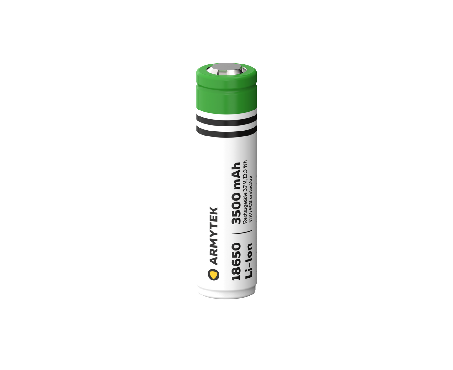 Armytek Akku 18650 Li-Ion with PCB 3500mAh.Geschützt