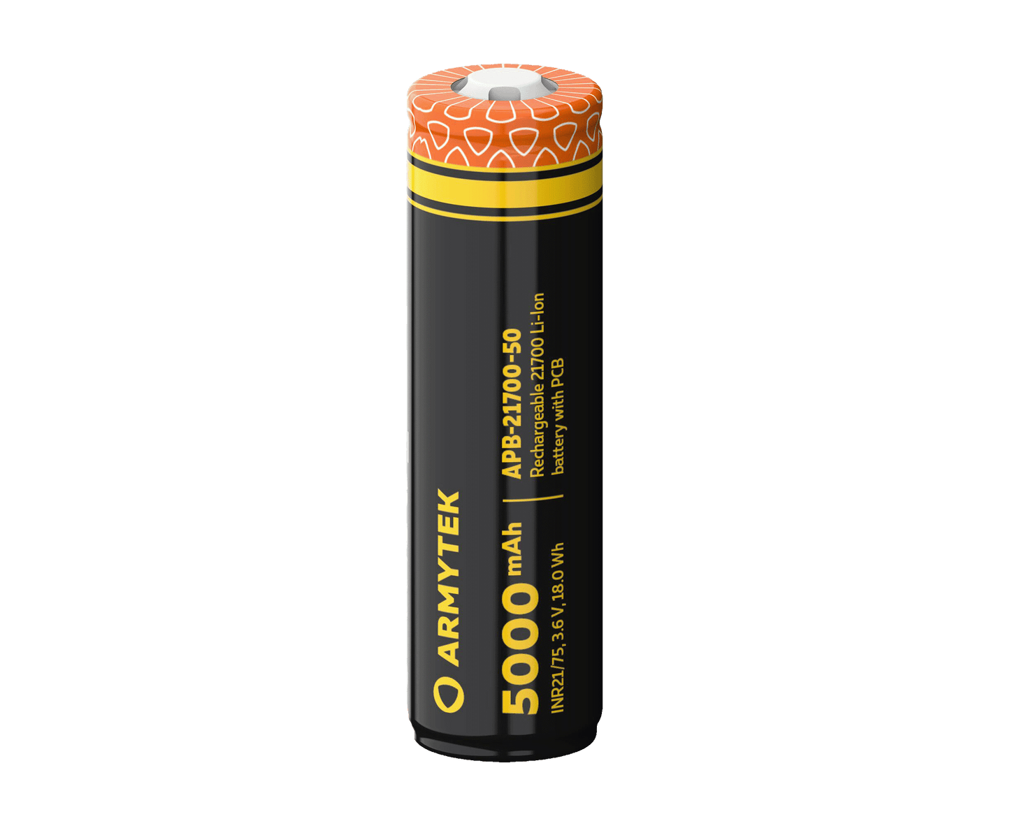 Armytek 21700 Lithium-Ionen-Akku mit 5000 mAh (geschützt)