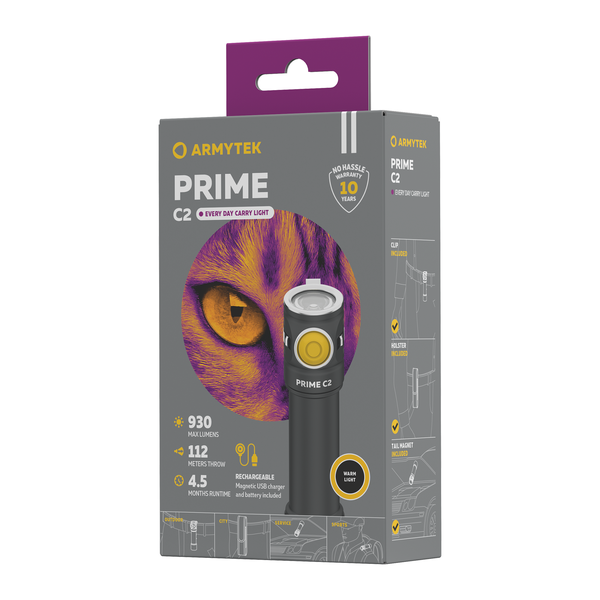 Armytek Prime C2 Magnet USB Kaltweiß / Warmweiß