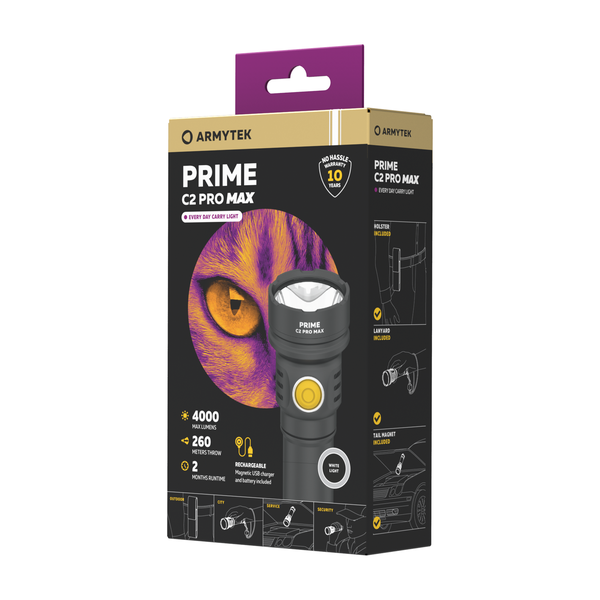 Armytek Prime C2 Pro Max Magnet USB Kaltweiß / Warmweiß