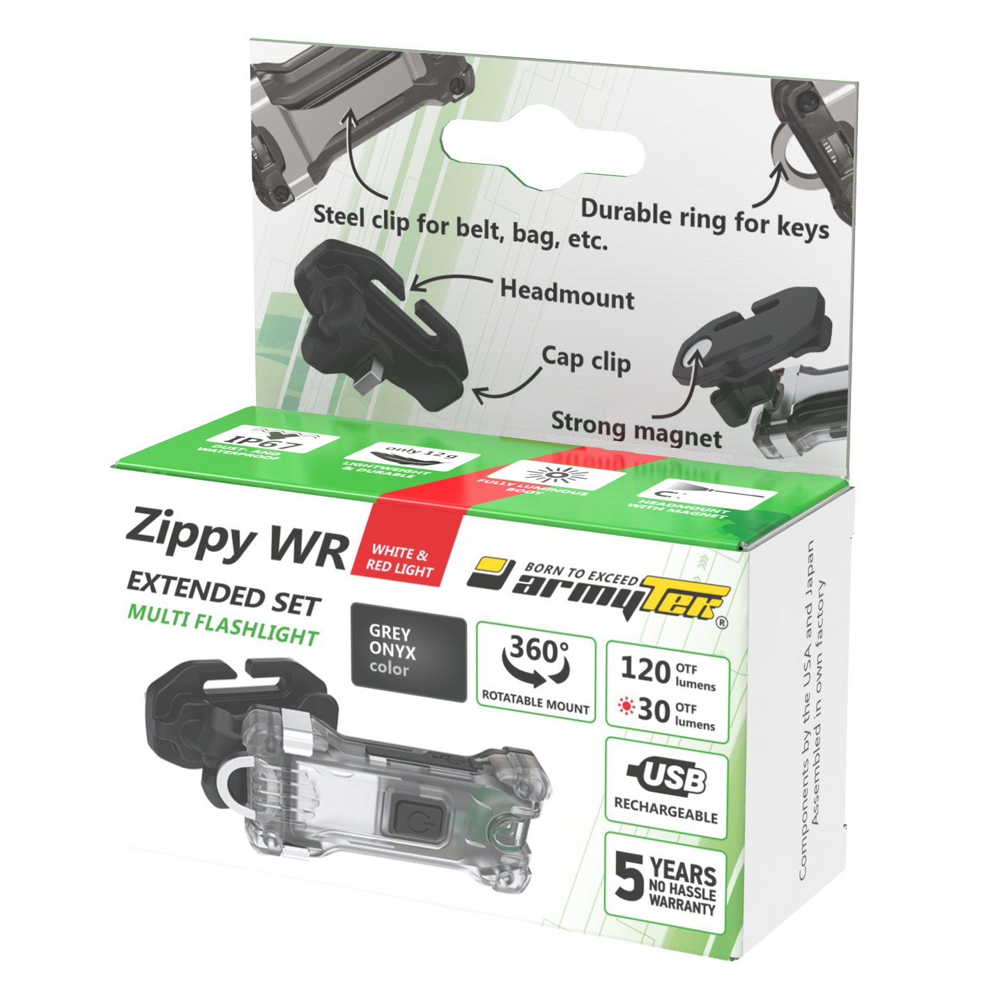 Armytek Zippy Extended Set WR