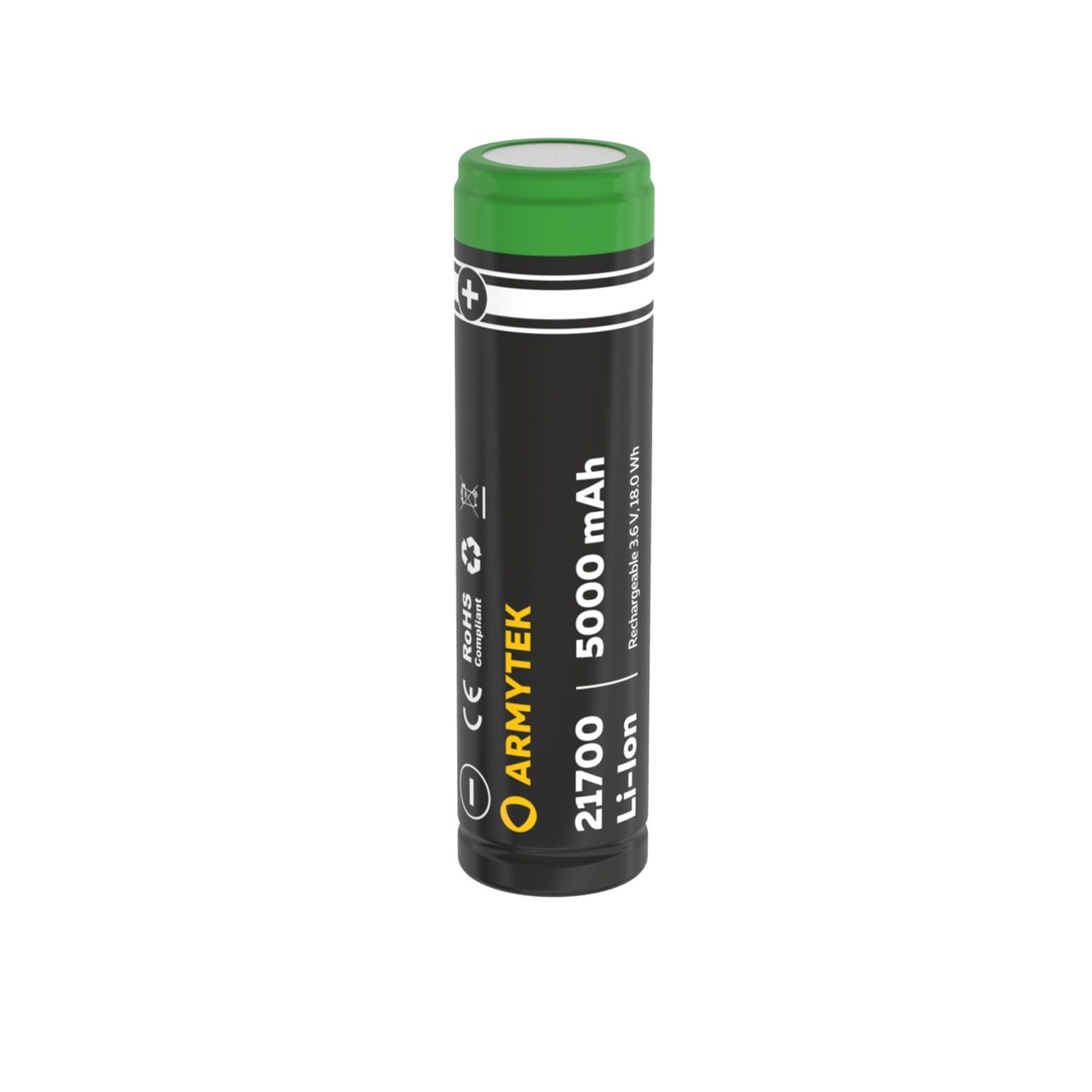 Armytek 21700 Lithium-Ionen-Akku mit 5000 mAh