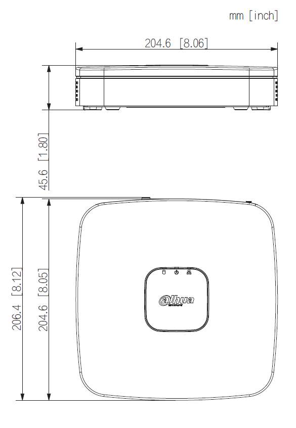 Dahua - KI Rekorder - 4 Kanal - NVR4104-P-EI - NVR - 4 PoE