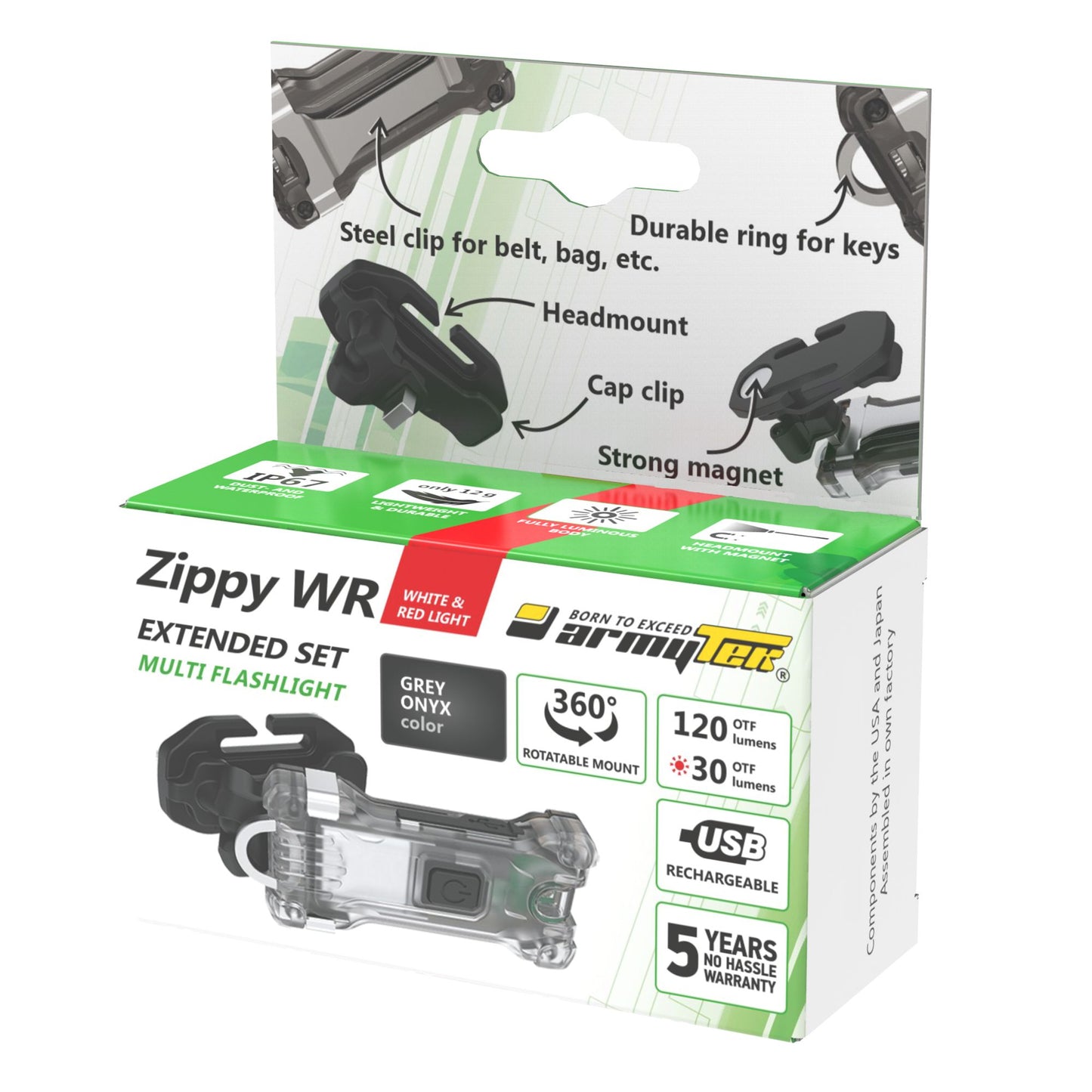 Armytek Zippy Extended Set WR