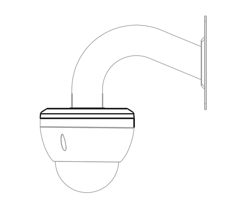 Dahua - PFA101 - Aufhängeadapter