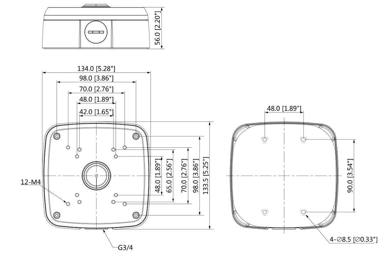 Dahua - PFA121 - Anschlussdose