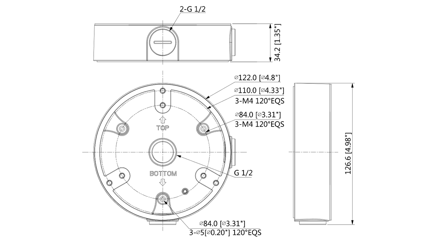 Dahua – PFA137 – Anschlussdose