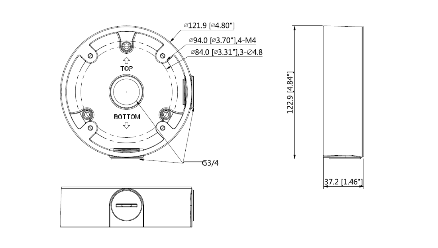 Dahua - PFA13C - Anschlussdose