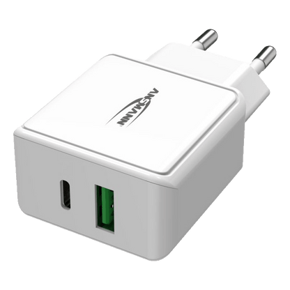 ANSMANN Home Charger HC218PD / 3 A / 20 W / 2 Port