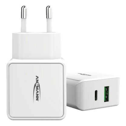 ANSMANN Home Charger HC218PD / 3 A / 20 W / 2 Port