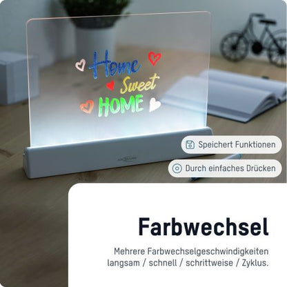 ANSMANN LED-Dekorationzeichentafel batteriebetrieben