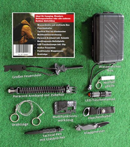 Survivalbox - Be Prepared - 10 teilig