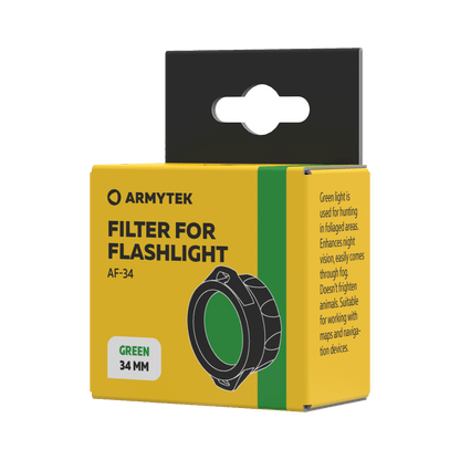 Filter Armytek AF-34 (Dobermann) ROT / GRÜN