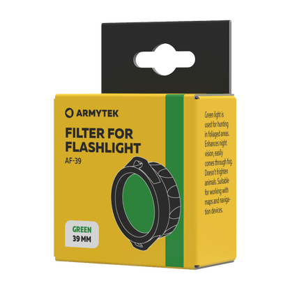 Filter Armytek AF-39 (Predator/Viking) ROT / GRÜN / BLAU / WEIß