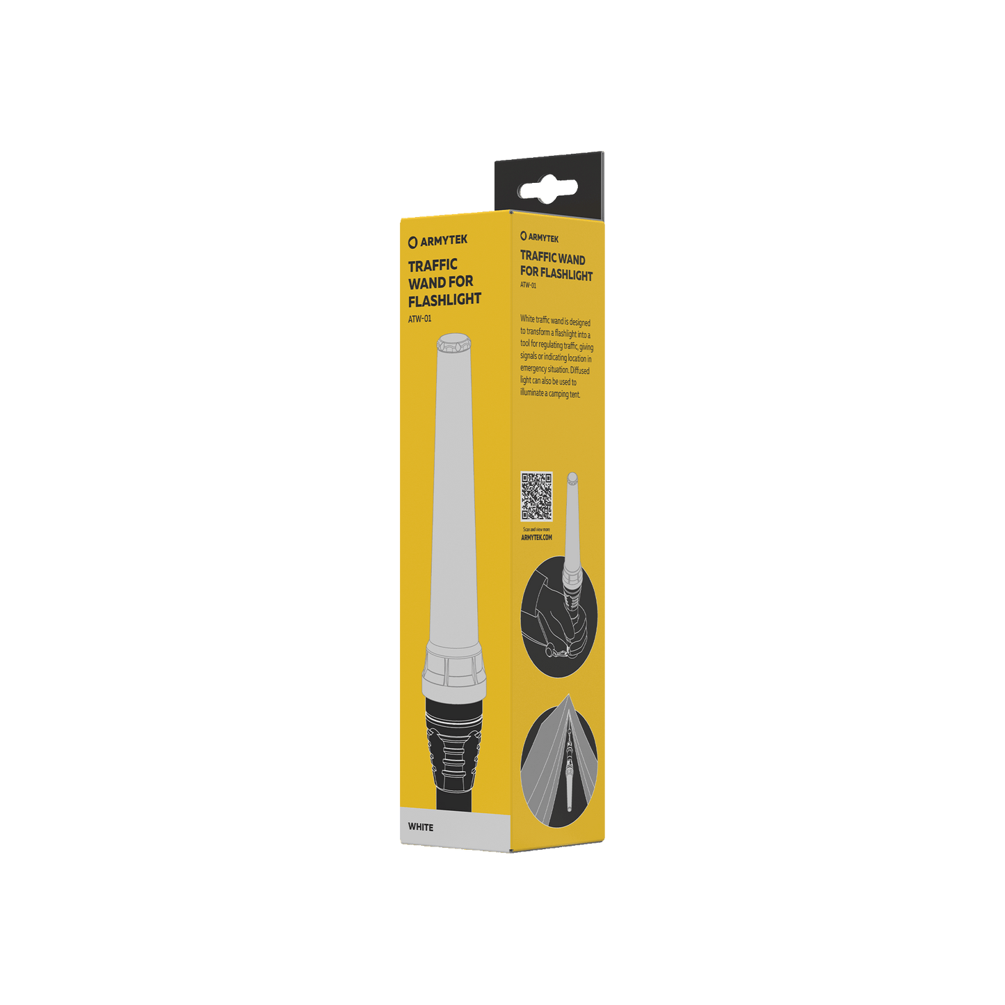 Armytek Signalaufsatz für Taschenlampen ATW-01 Orange / Weiß