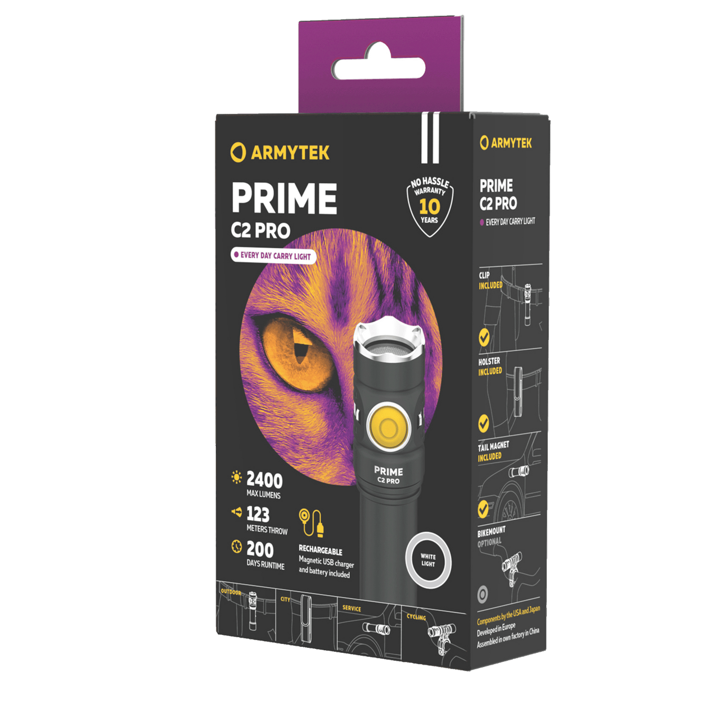 Armytek Prime C2 Pro Magnet USB Kaltweiß / Warmweiß