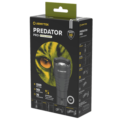 Armytek Predator Pro Magnet USB  Kaltweiß / Warmweiß