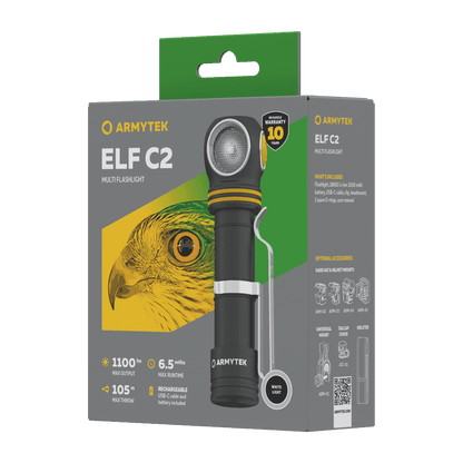 Armytek Elf C2 USB-C Kaltweiß / Warmweiß