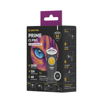 Armytek Prime C1 Pro Magnet USB Kaltweiß / Warmweiß