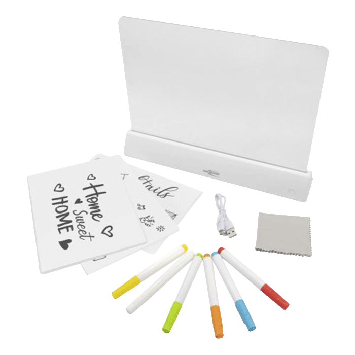 ANSMANN LED-Dekorationzeichentafel batteriebetrieben