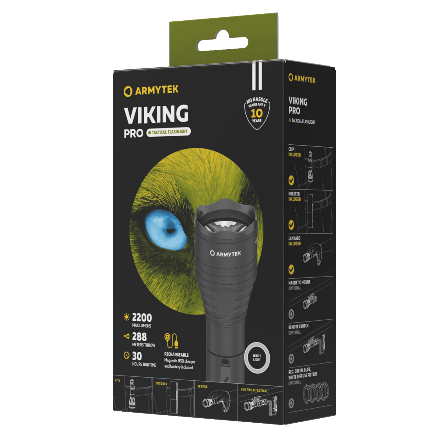 Armytek Viking Pro Magnet USB Kaltweiß / Warmweiß