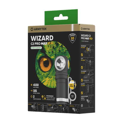 Armytek Wizard C2 Pro Max Long Range Kaltweiß / Warmweiß