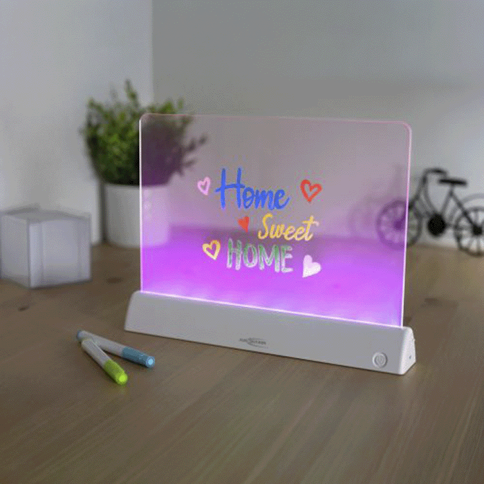 ANSMANN LED-Dekorationzeichentafel batteriebetrieben