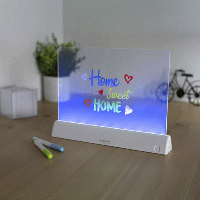 ANSMANN LED-Dekorationzeichentafel batteriebetrieben