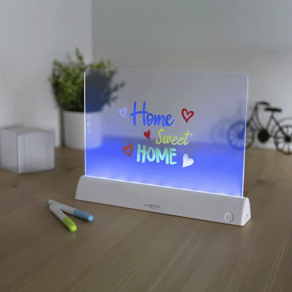 ANSMANN LED-Dekorationzeichentafel batteriebetrieben