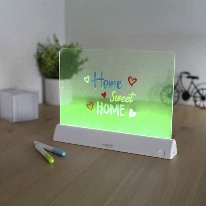 ANSMANN LED-Dekorationzeichentafel batteriebetrieben