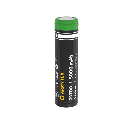 Armytek 21700 Lithium-Ionen-Akku mit 5000 mAh (Ungeschützt)